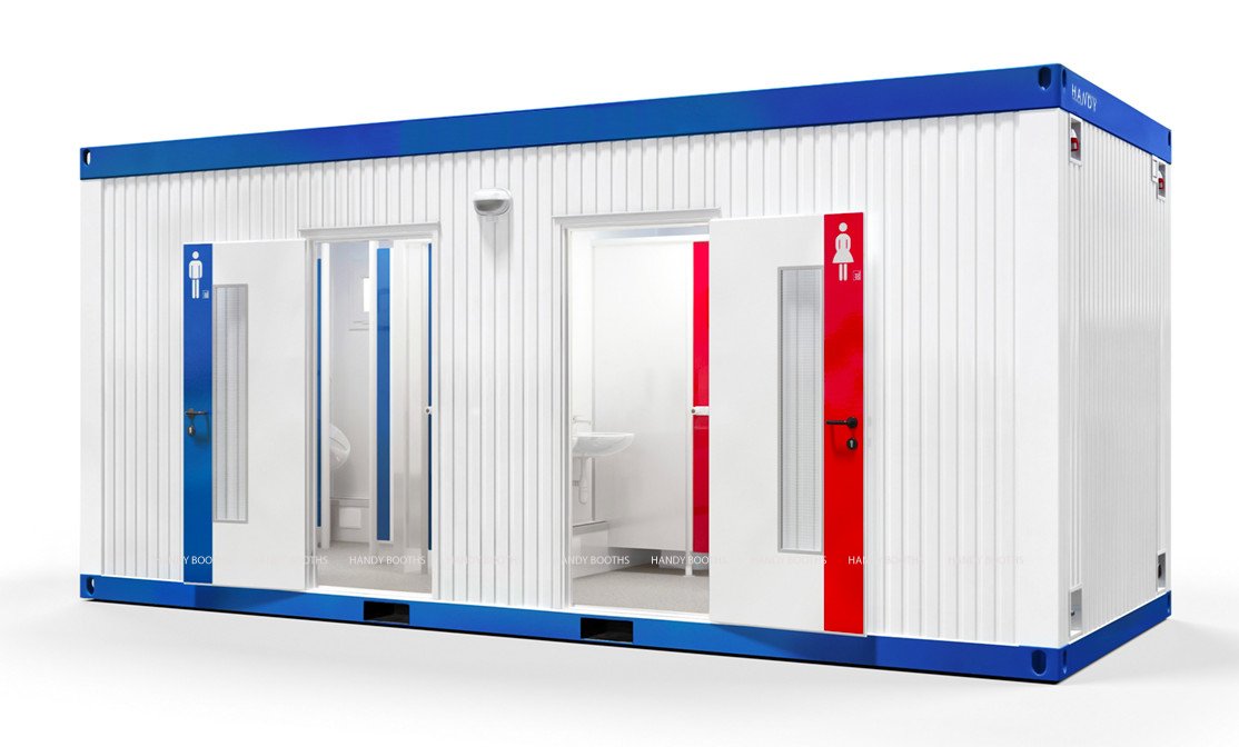 Nhà vệ sinh công cộng 20F sử dụng container panel